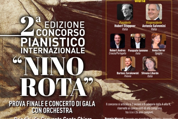 Brindisi, talenti al pianoforte: Concorso Nino Rota 2024